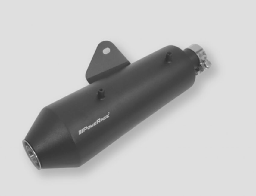BLACK FINISH EXHAUST FOR HUNTER 350