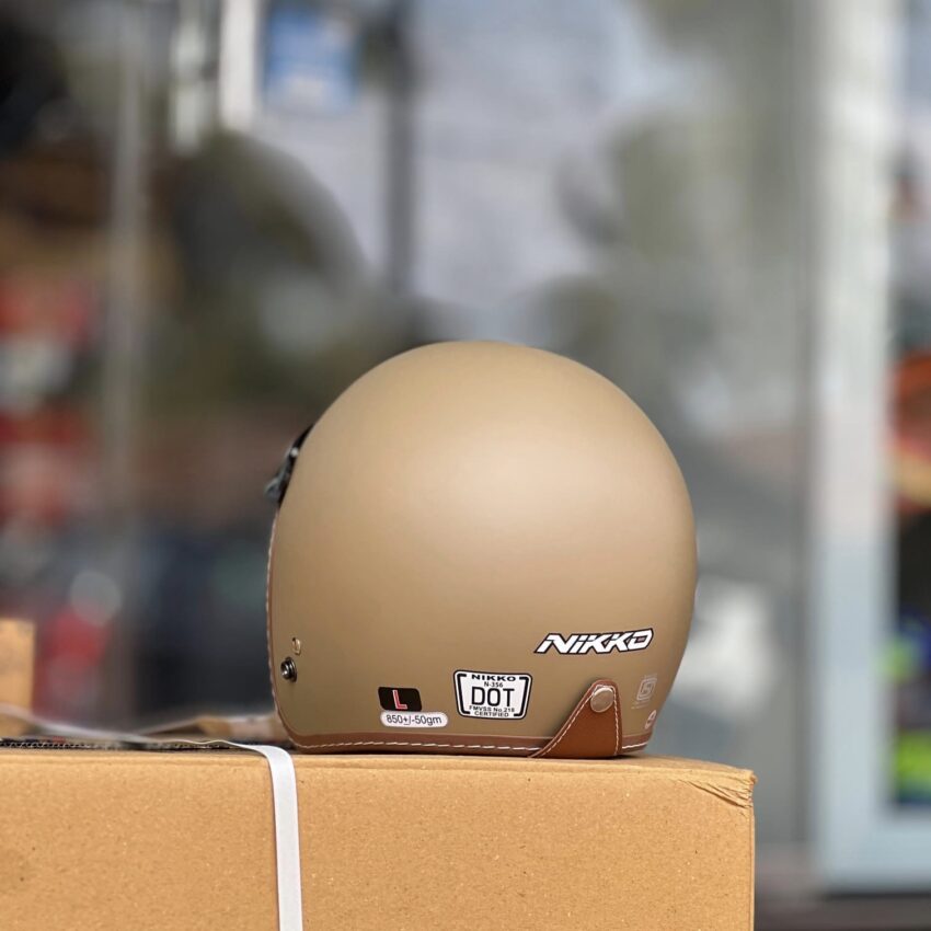 NIKKO JET HELMET – DESERT STORM - Image 3