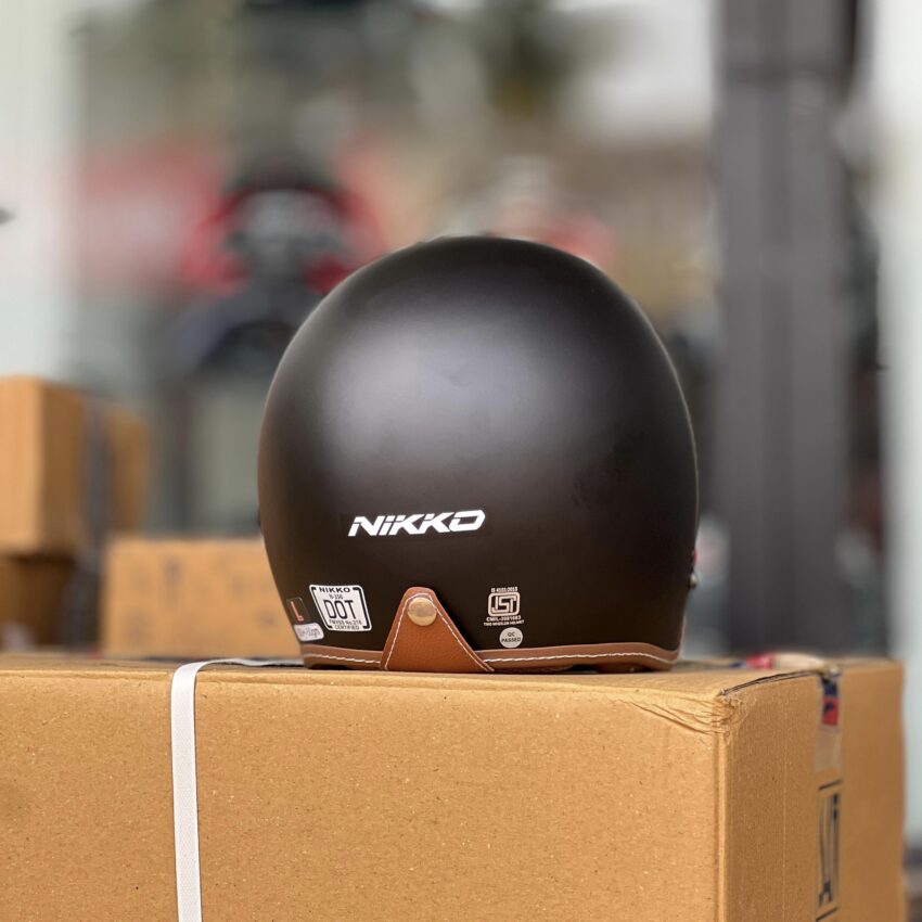 NIKKO JET HELMET – MATTE BLACK - Image 2