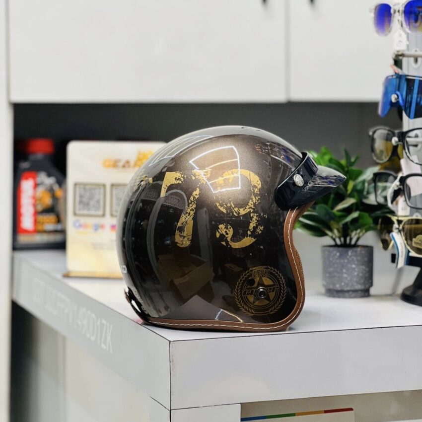 NIKKO JET HELMET – COPPER GOLD PRIME