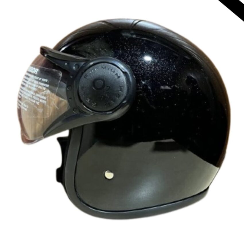 JETSTAR WITH VISOR BLACK