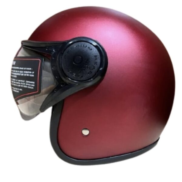 JETSTAR WITH VISOR MATTE RED