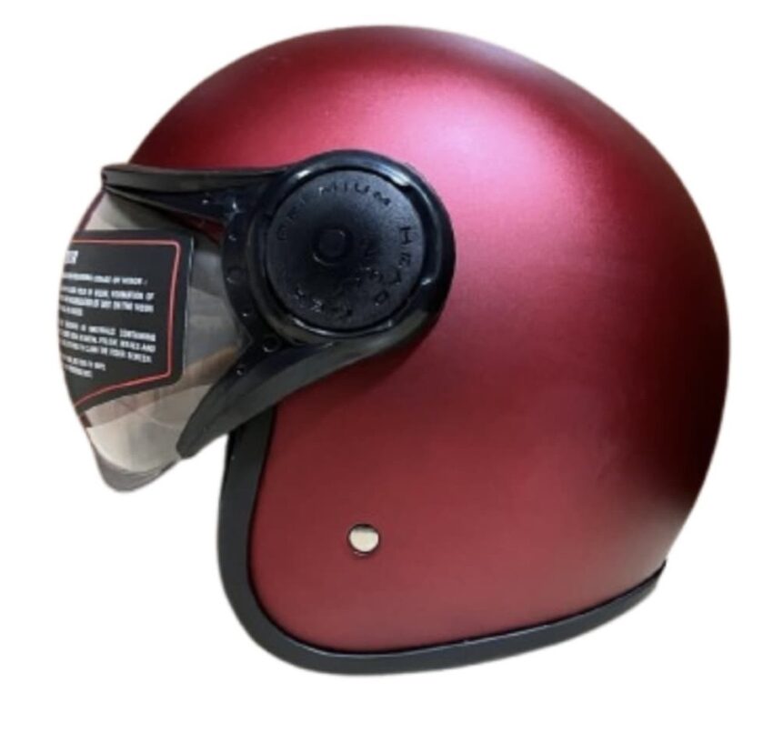 JETSTAR WITH VISOR MATTE RED