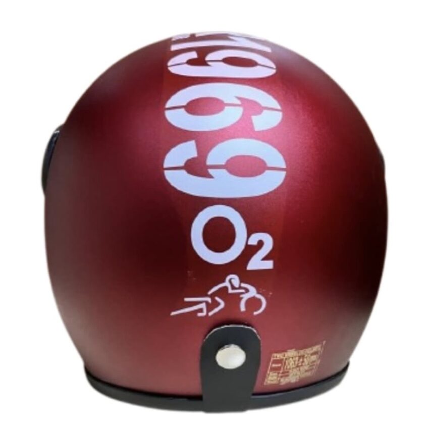 JETSTAR WITH VISOR MATTE RED - Image 3