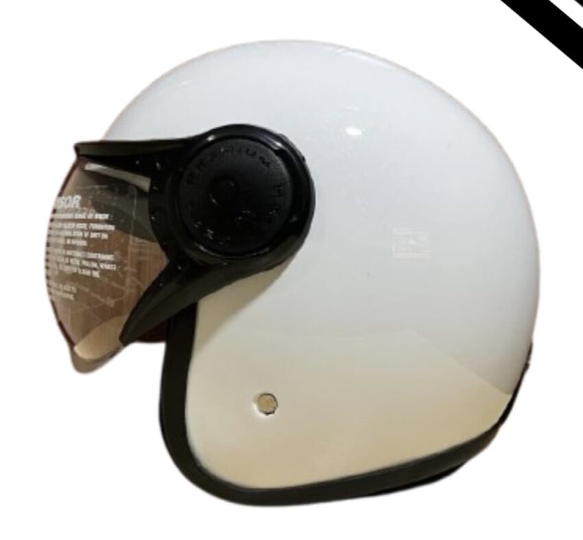 JETSTAR WITH VISOR WHITE