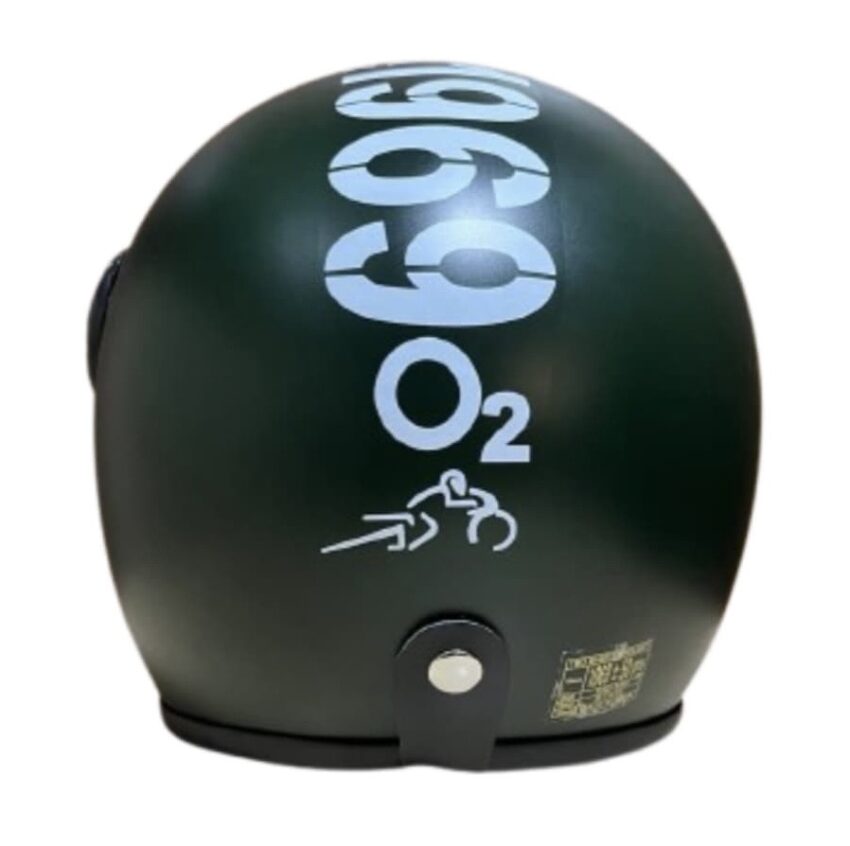 JETSTAR WITH VISOR MATTE GREEN - Image 3