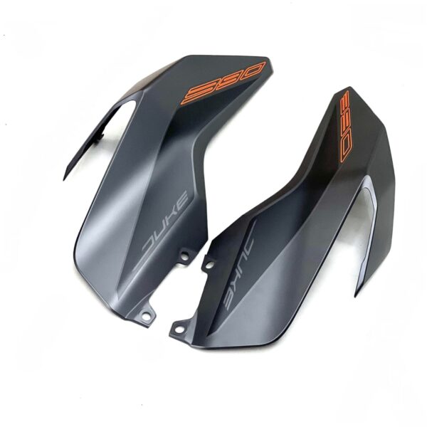 KTM Duke 390 Tank Side Cover – Matte Gray (Pair)