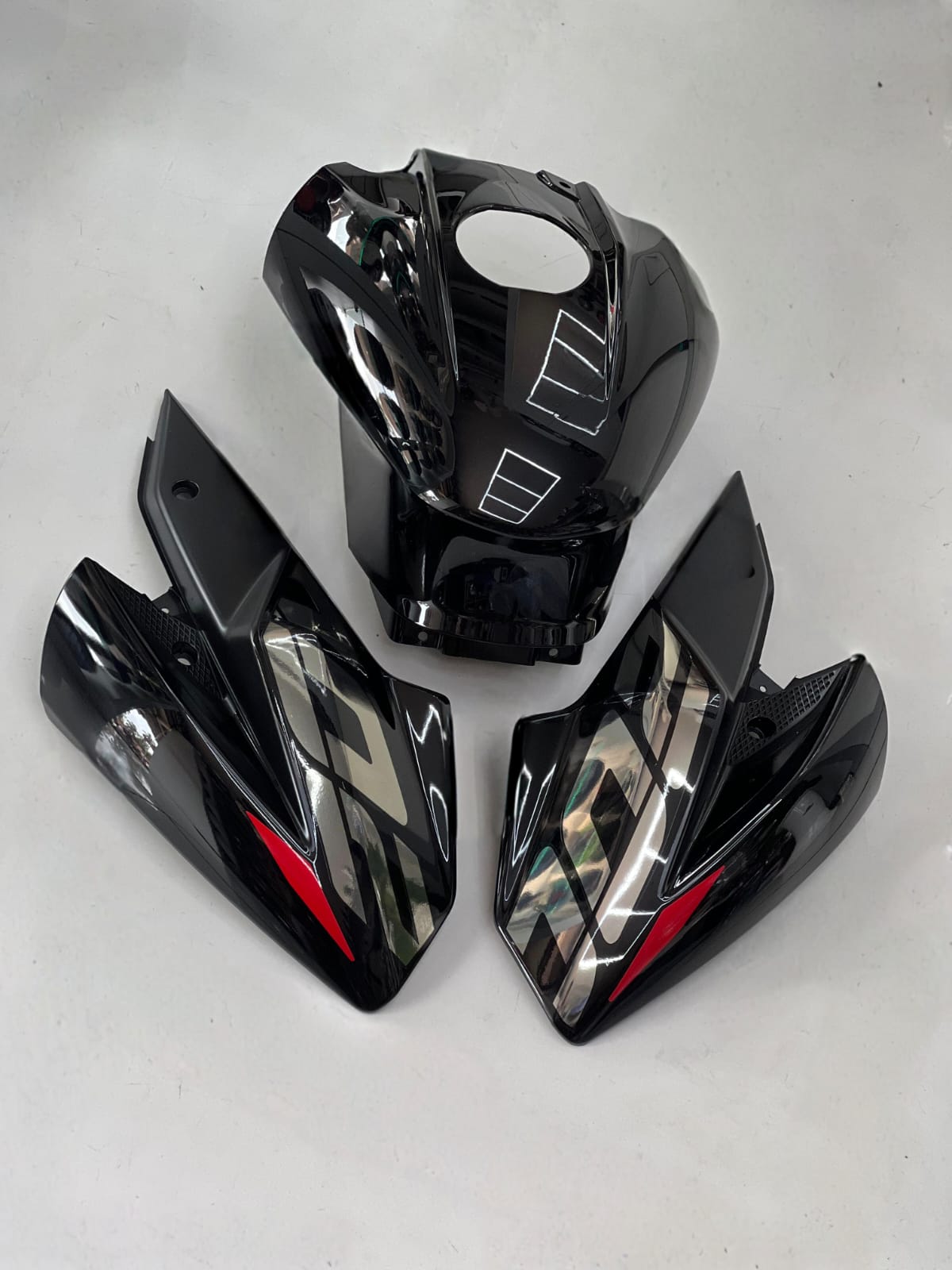 Tank Cover – NS200 (Black & Red)