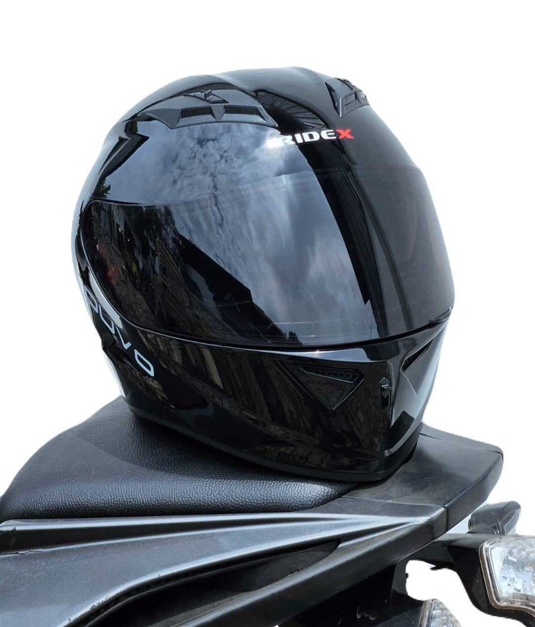 RIDEX NOUVO BLACK HELMET - Image 2
