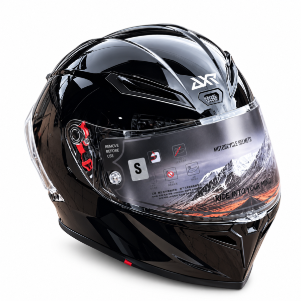 AXR Stealth Glossy Black Helmet