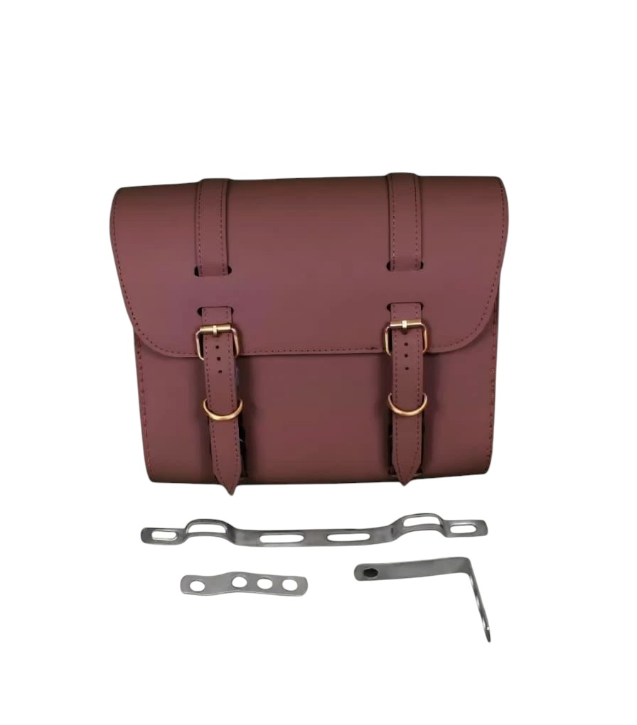SIDE BAG FOR ROYAL ENFIELD BULLET BROWN