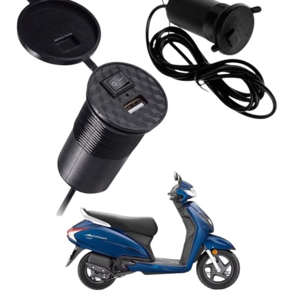 USB CHARGER FOR MOTORCYCLES & SCOOTERS
