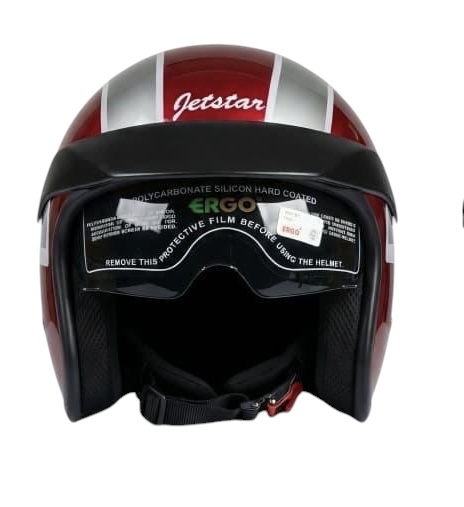 ERGO 007 INNER VISOR G.WINE RED/GREY HELMET