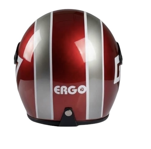 ERGO 007 INNER VISOR G.WINE RED/GREY HELMET - Image 2