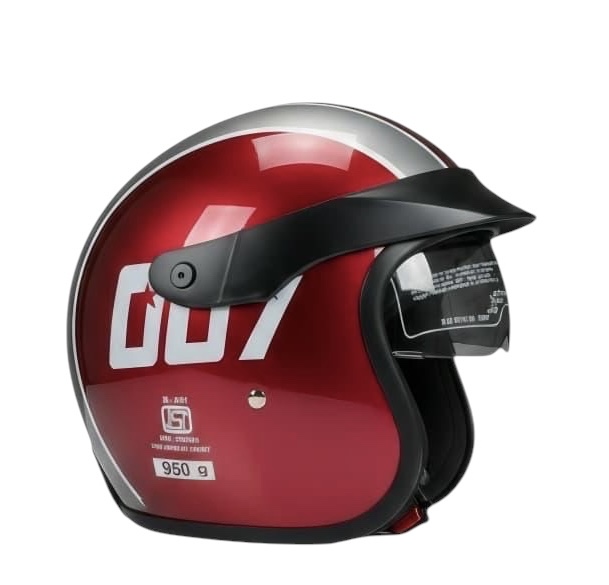 ERGO 007 INNER VISOR G.WINE RED/GREY HELMET