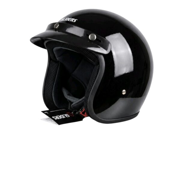GLIDERS TRENDY JET HELMET GLOSSY BLACK