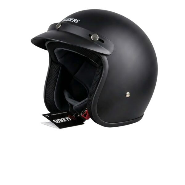 GLIDERS TRENDY JET HELMET MATTE BLACK