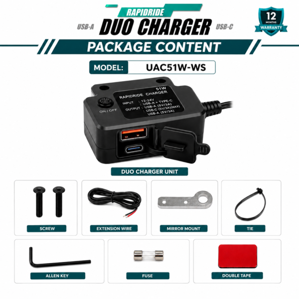 RAPIDRIDE DUO CHARGER