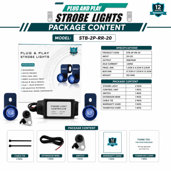 PLUG AND PLAY STROBE LIGHTS