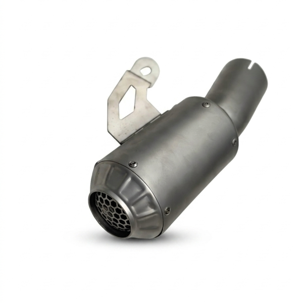 AKRAPOVIC SHORT EXHAUST SILVER