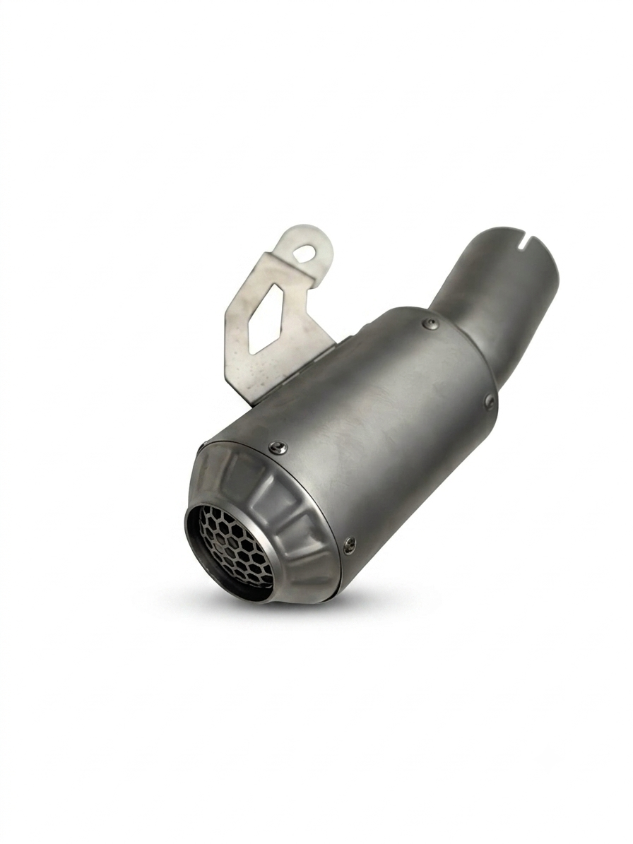 AKRAPOVIC SHORT EXHAUST SILVER