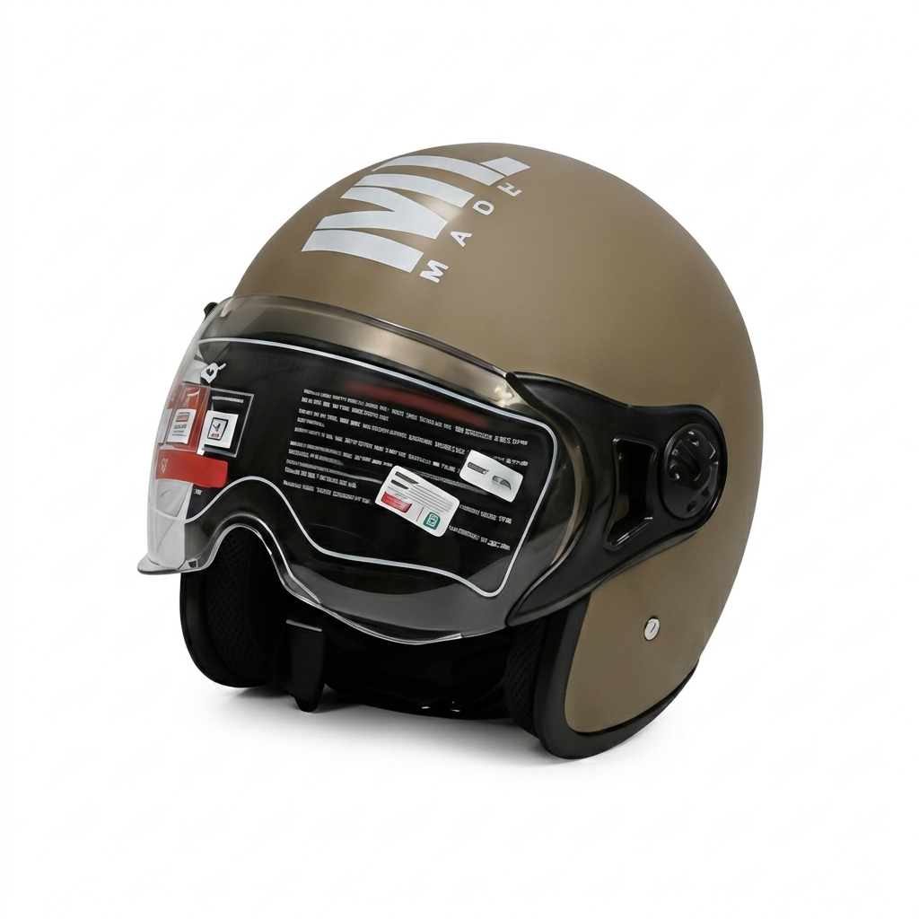 ERGO MLC PREMIUM MATTE OPEN FACE HELMET - Image 3