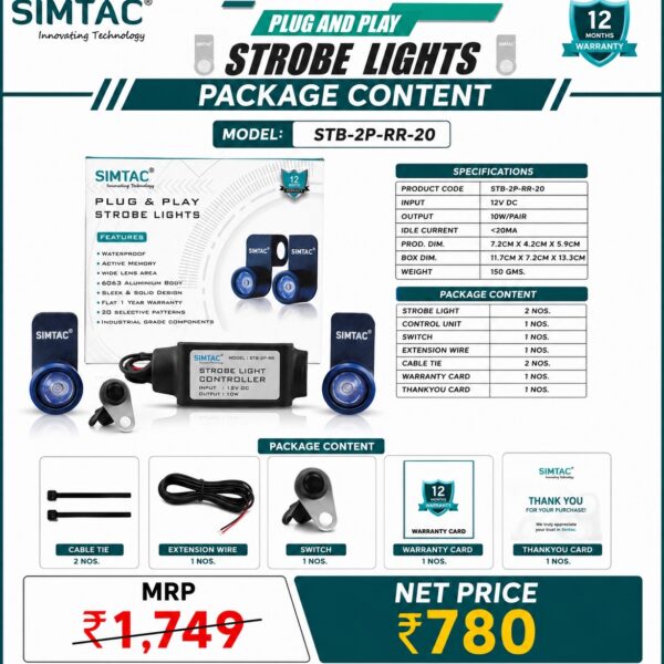 PLUG AND PLAY STROBE LIGHTS