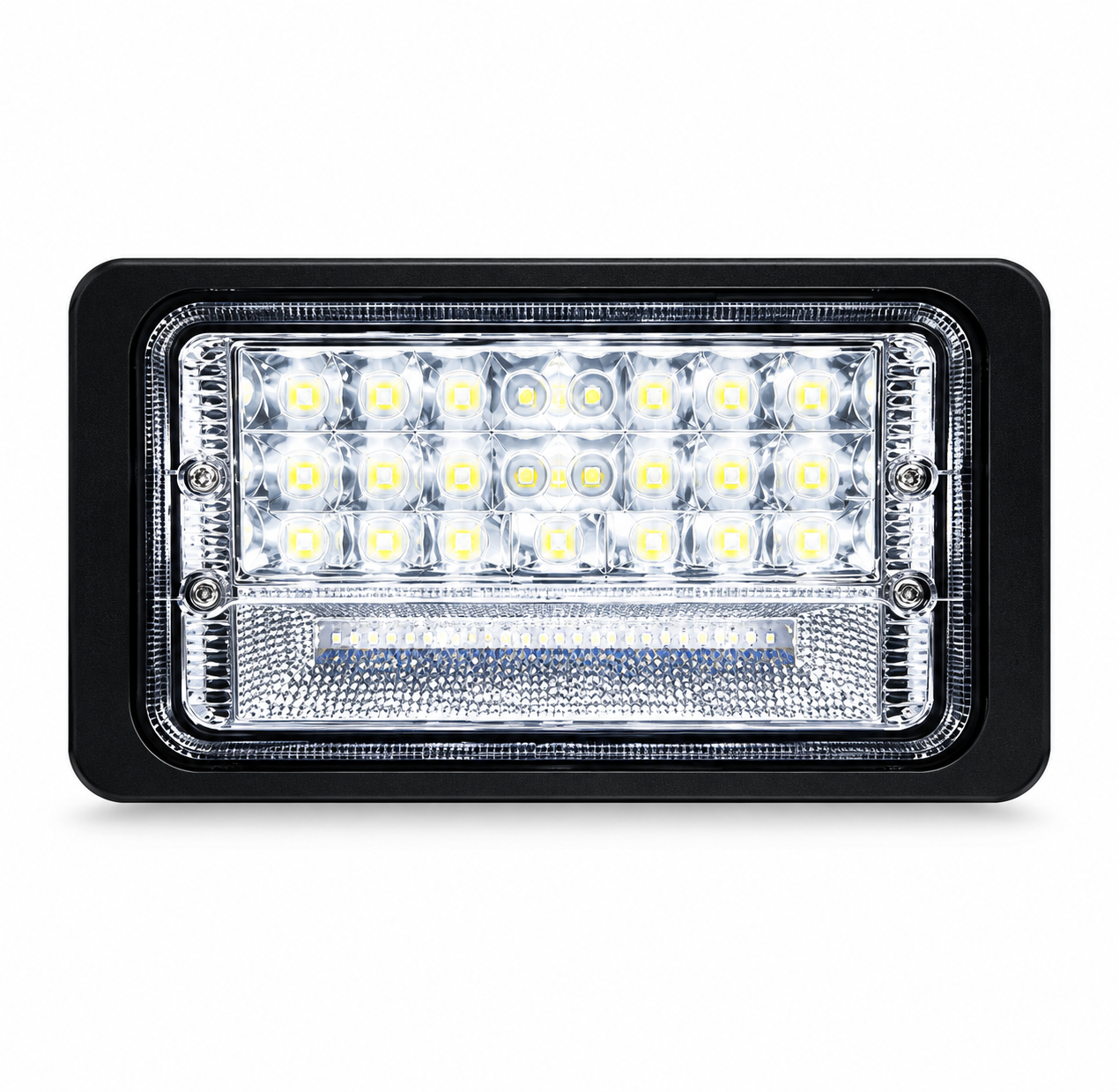 Hero Splendor Headlight 24 LED White with Police DRL - Image 4
