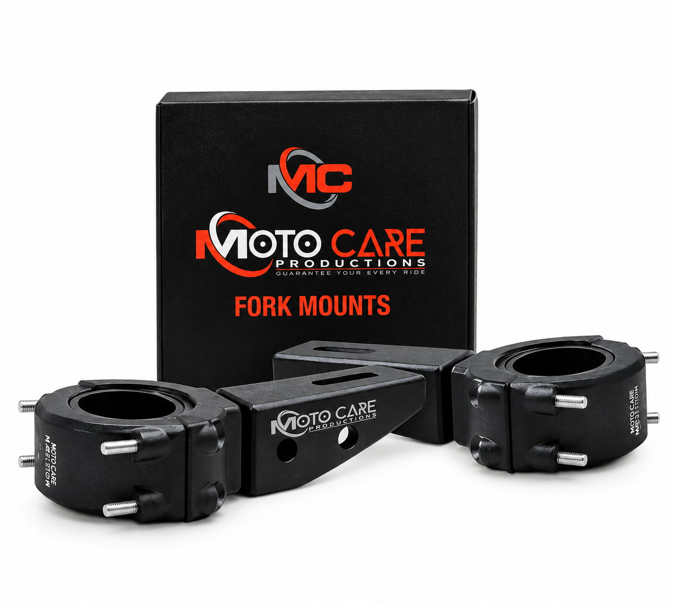 Moto Care Universal Fork Fog Light Mount