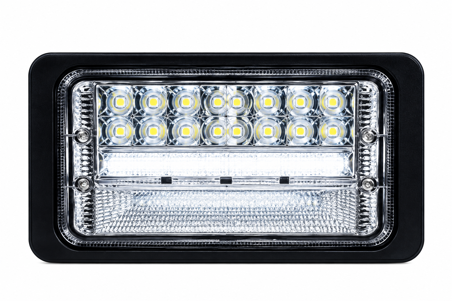 Hero Splendor Headlight 24 LED White with Police DRL - Image 3