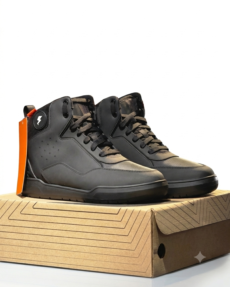Clan Torque D3O Black Riding Shoes
