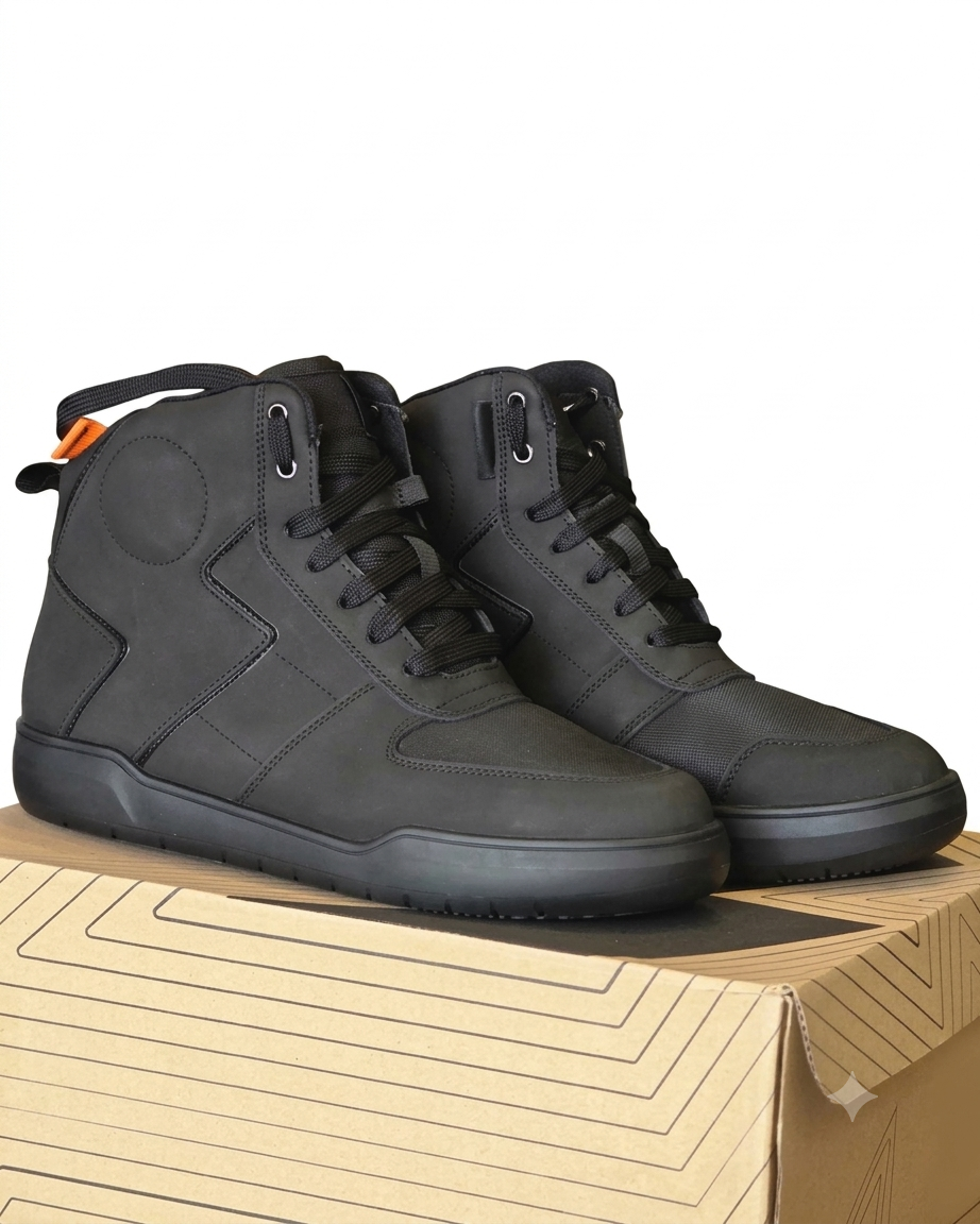 Clan Stealth D3O Black Riding Shoes
