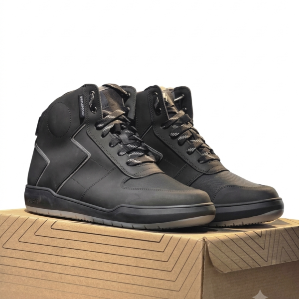 Clan SNKR Stealth Black Grey WP Riding Shoes