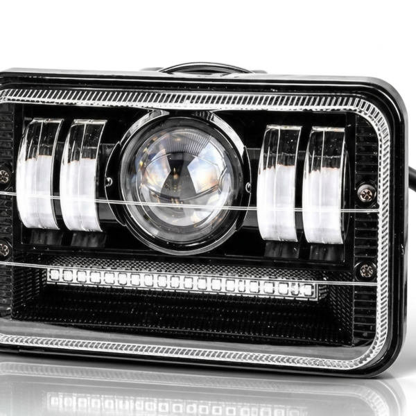 Splendor Headlight White Lens with Police DRL