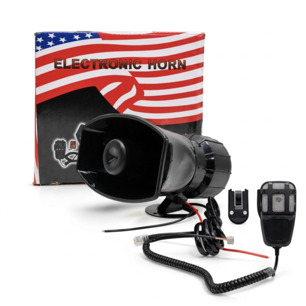 American Siren with LED Light for Motorcycle