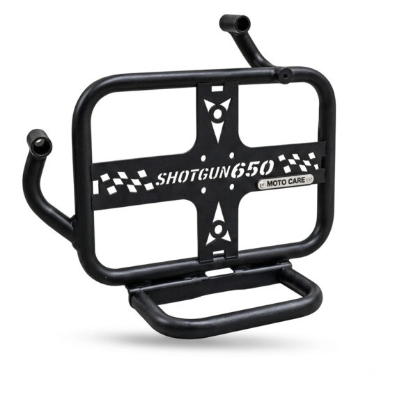 Shotgun 650 Saddle Stay with Plate & Footrest