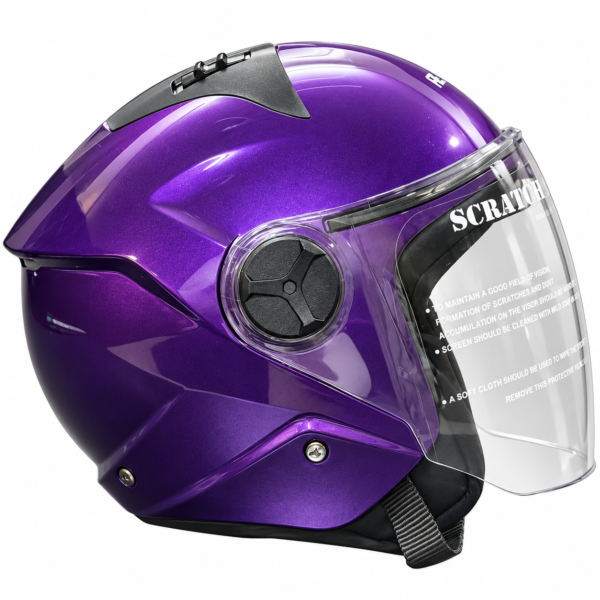 Aerostar Beat Glossy Purple Helmet