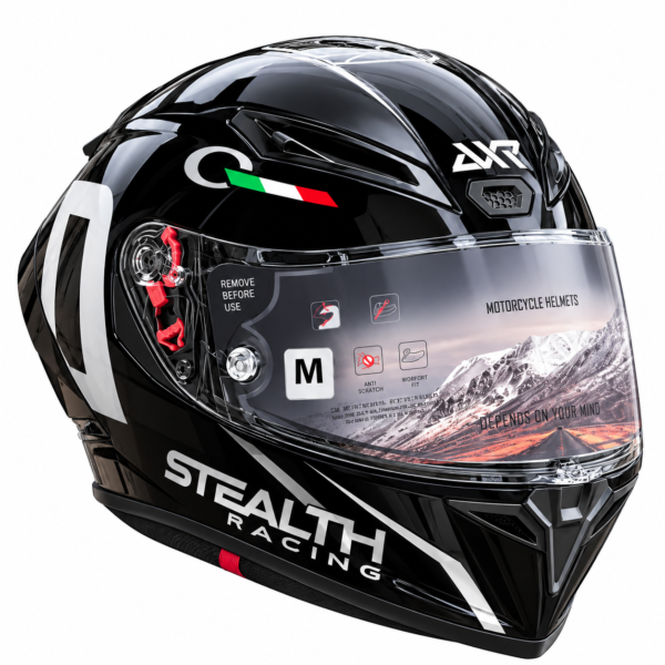 AXR Stealth Leopard Grey Helmet