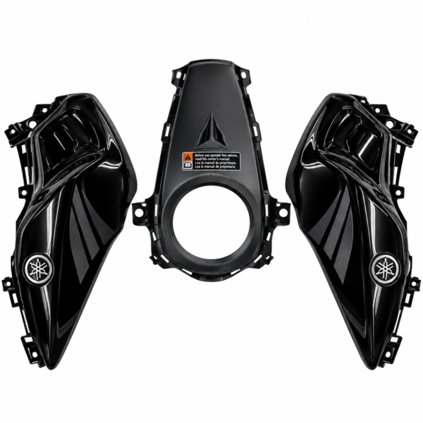Yamaha MT 15 Tank Cover Set Glossy Black
