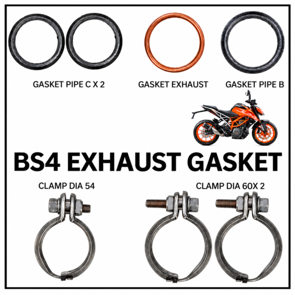 KTM BS4 Exhaust Gasket & Clamp Kit