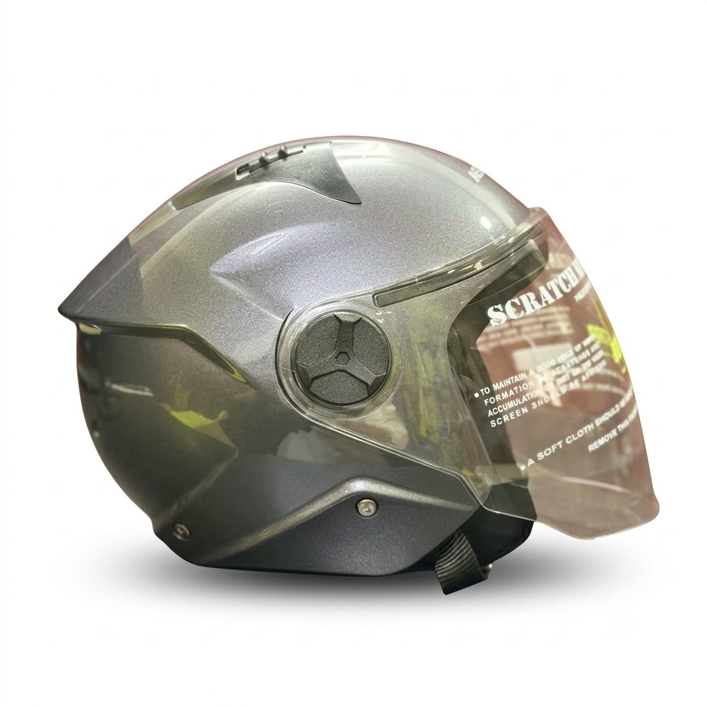 Aerostar Beat Matte Grey Helmet
