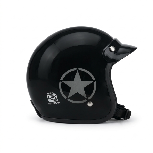 Ergo Jetstar Glossy Open Face Helmet